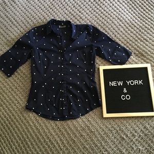 New York & Company button down shirt